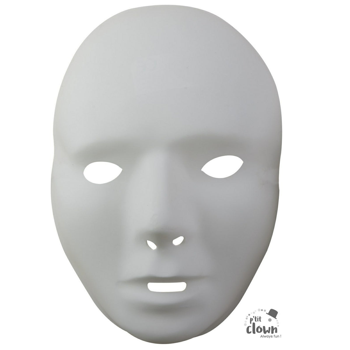 PVC Mask - Kids Boy - White