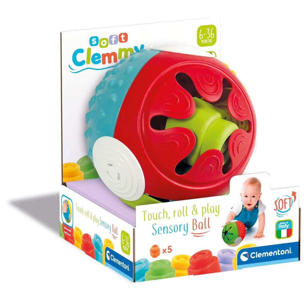 Soft Clemmy - Touch & Play Sensory Ball