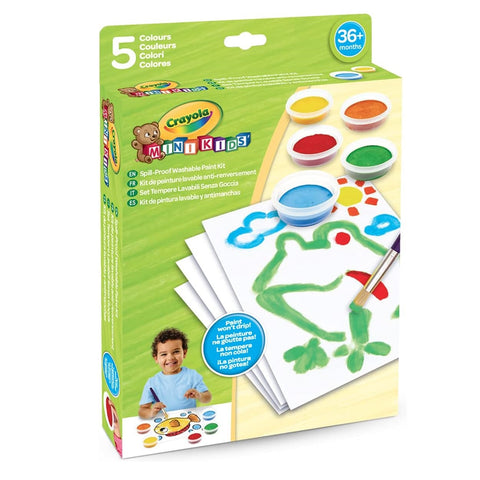 Spill-Proof Washable Paint Kit