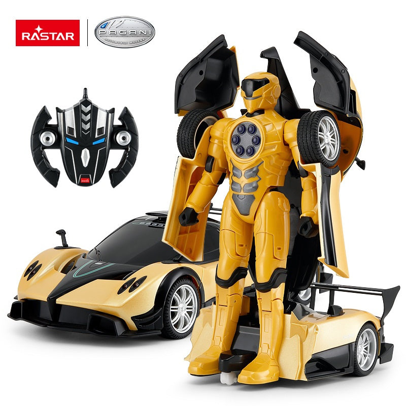 Pagani Transformable Car Yellow - Remote control