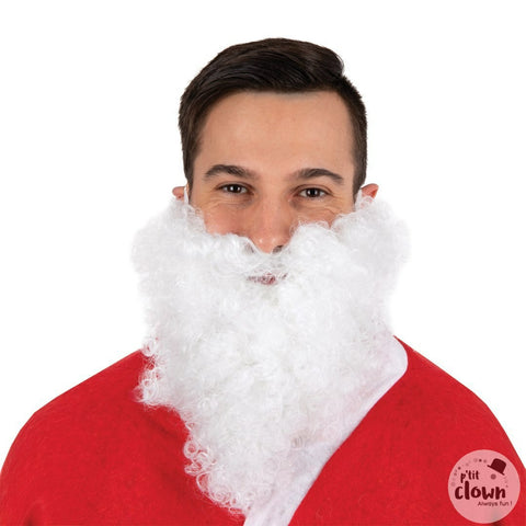 Santa Claus Beard - White